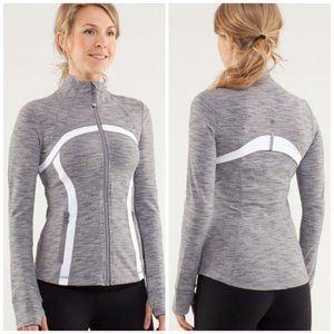 Women's Gray Zip-Up Jacket